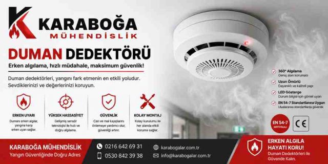 Duman Dedektörü Sistemleri | Erken Yangın Algılama Çözümleri