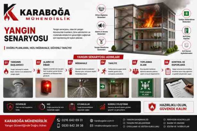 Yangın Senaryosu Hazırlama | Profesyonel Yangın Güvenliği Planları