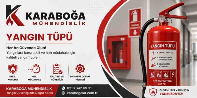 Yangın Tüpü Satışı ve Dolumu | Sertifikalı Yangın Söndürme Tüpleri